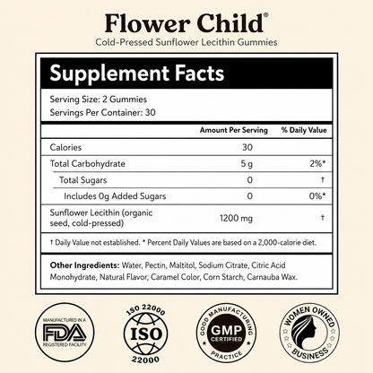 Cold-Pressed Sunflower Lecithin Gummies
