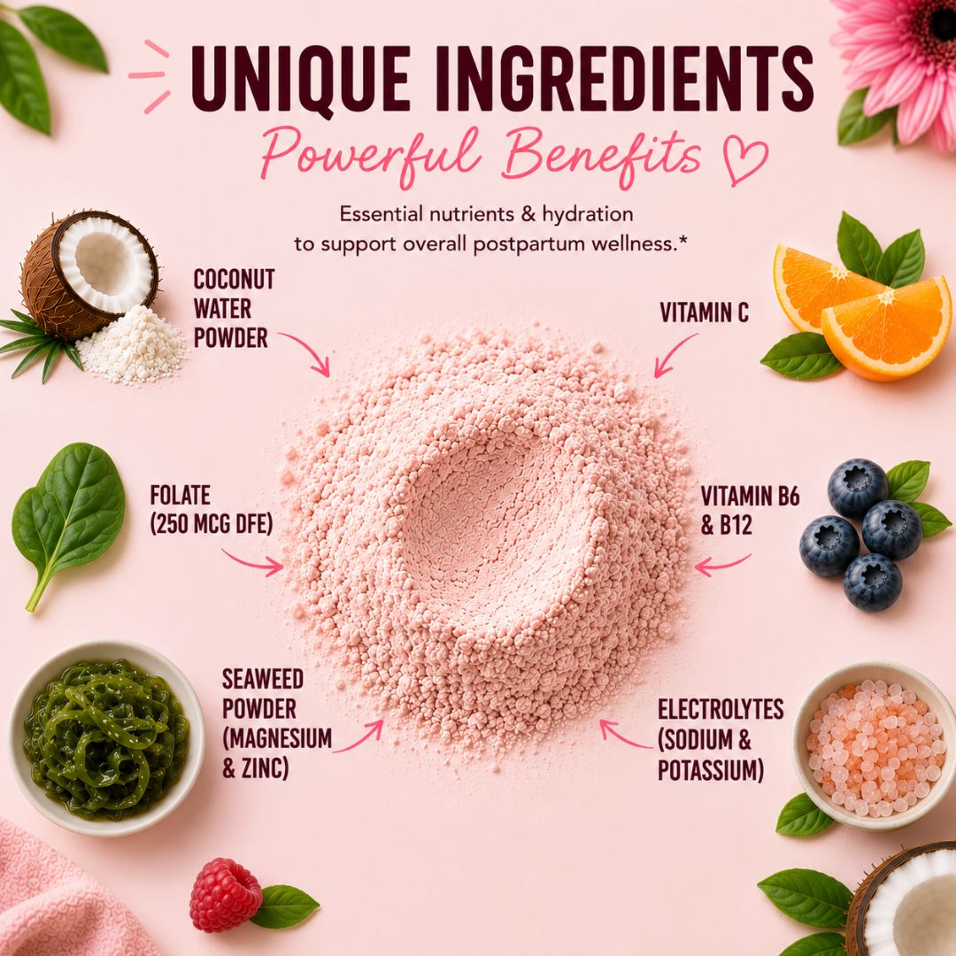 Postpartum Hydration Drink Mix - Fruit Punch