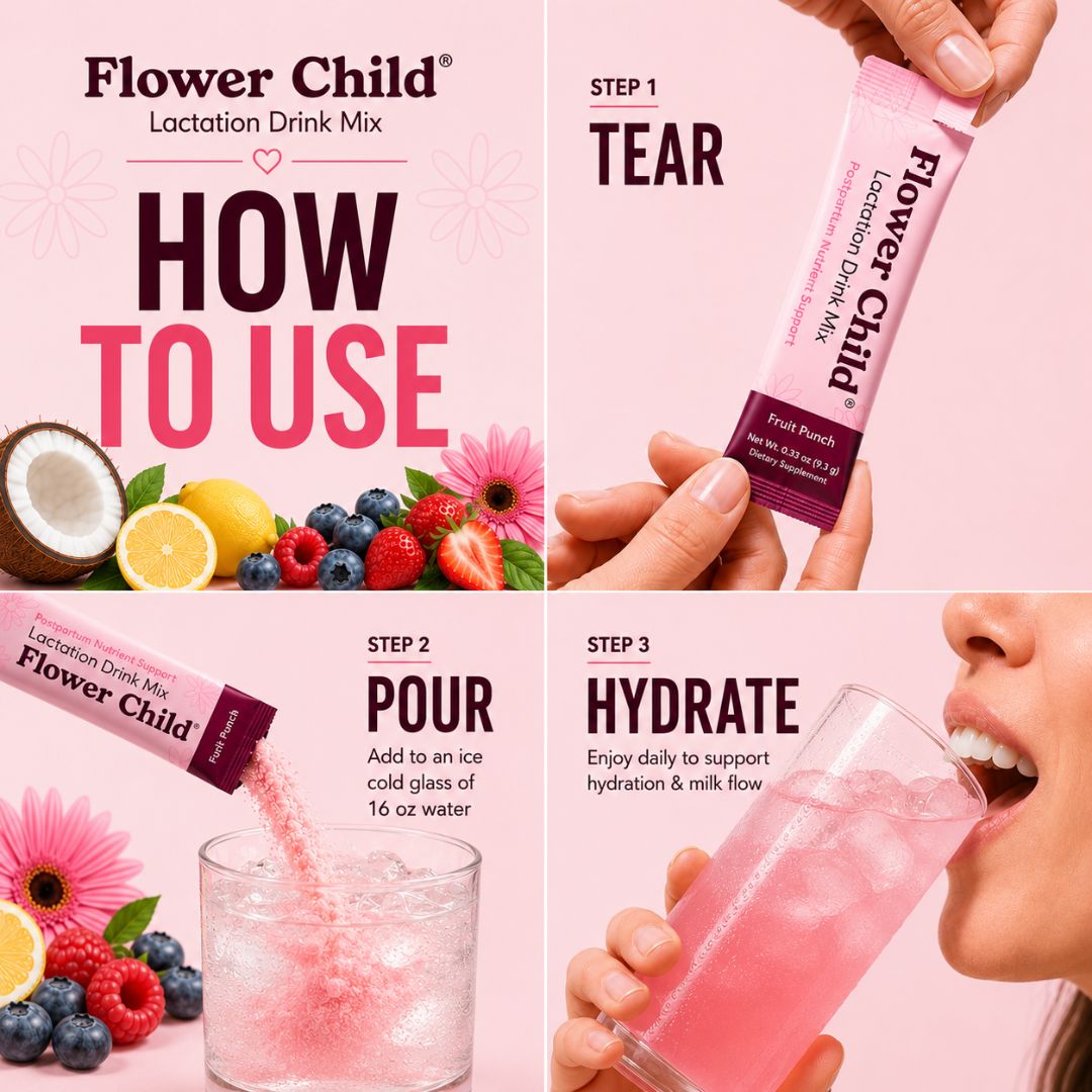 Postpartum Hydration Drink Mix - Fruit Punch