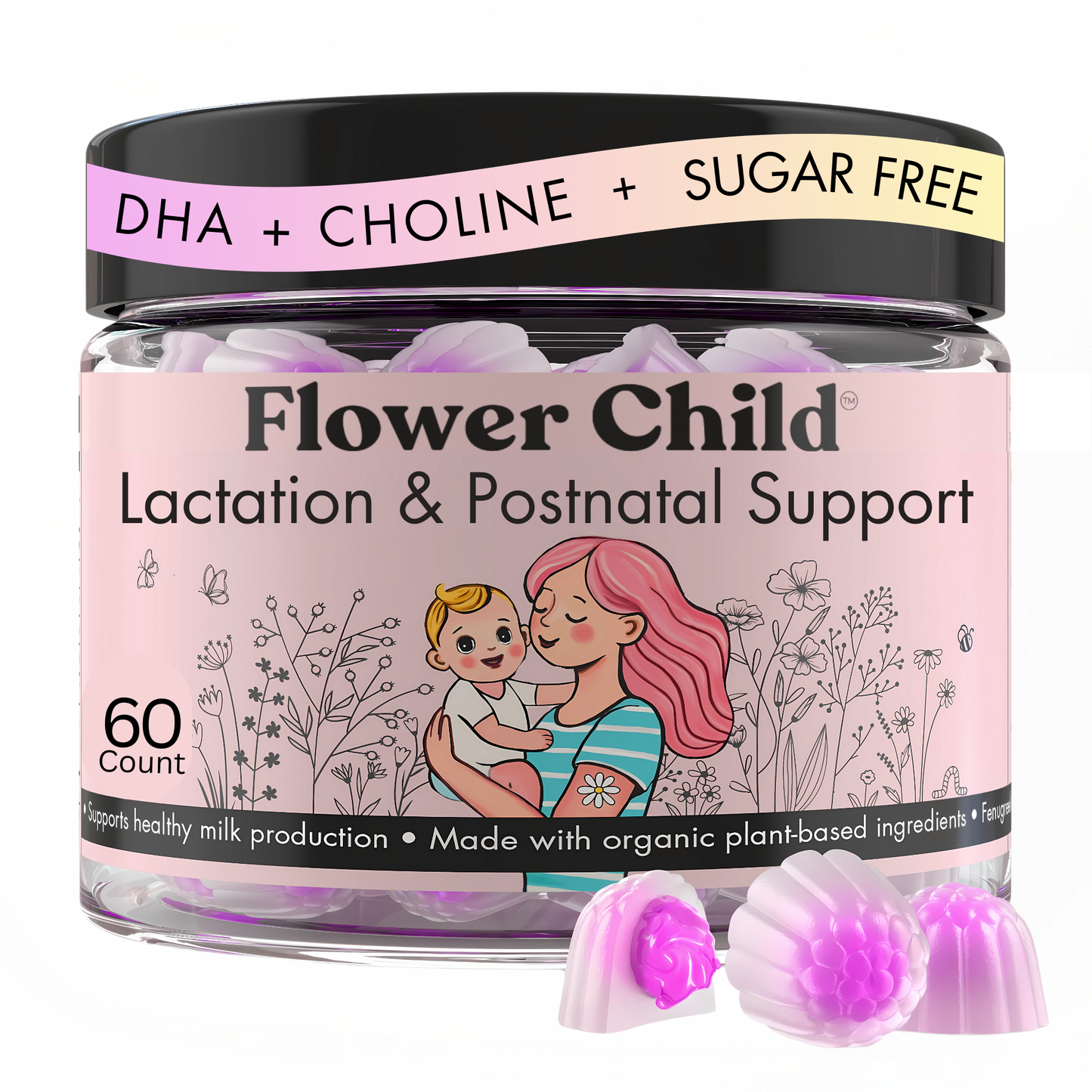 Flower Child - Lactation + Postnatal Gummies
